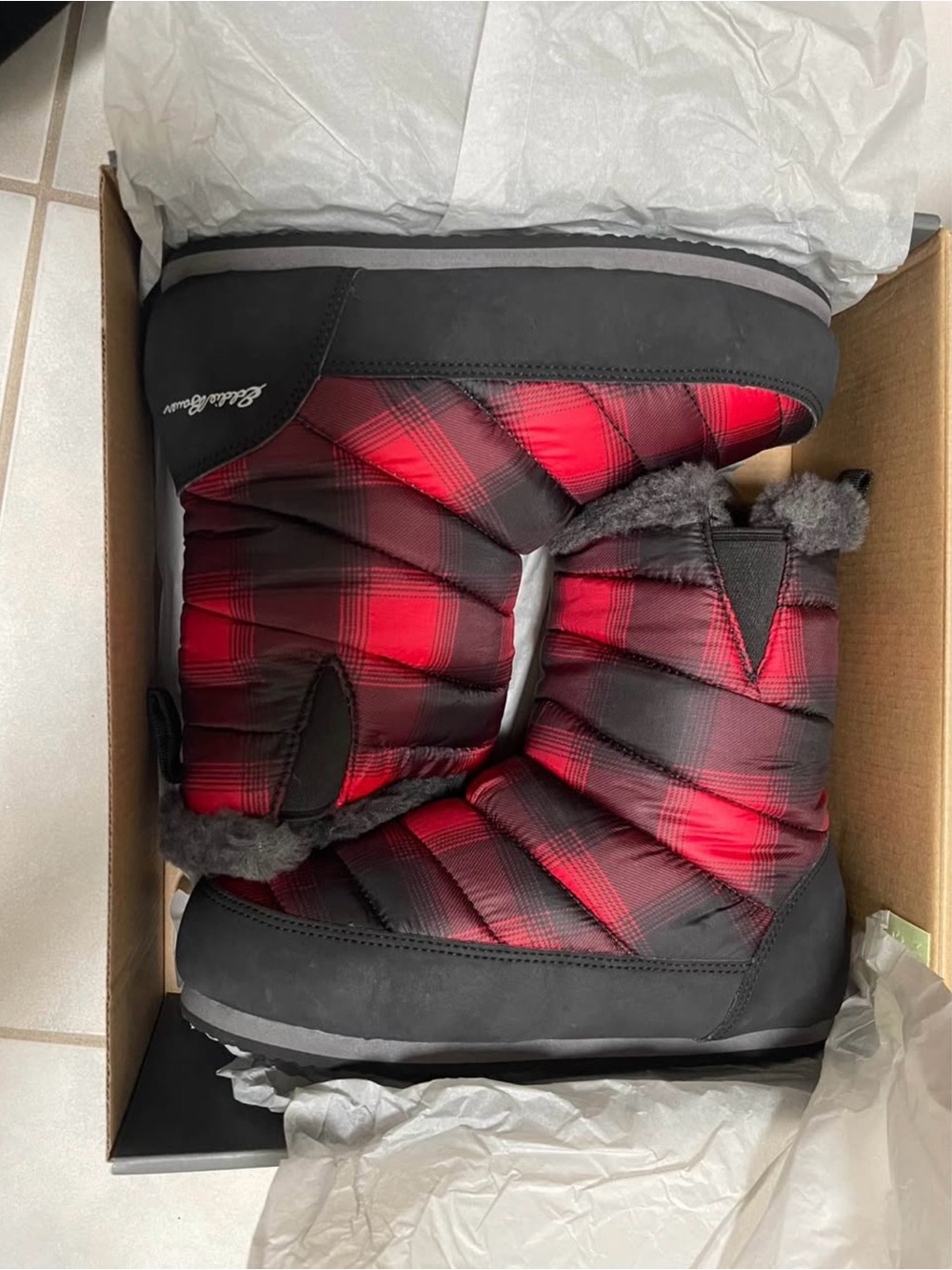 Eddie Bauer Red Unisex Camp Bootie